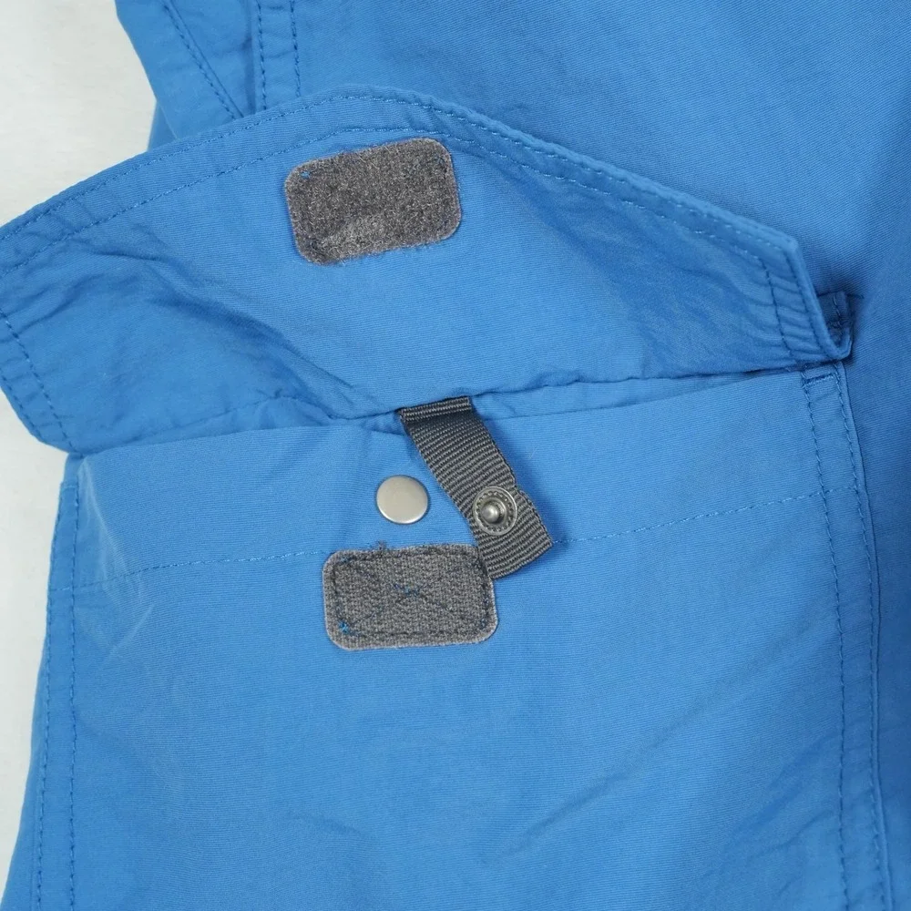 Eddie Bauer‎ Swim Trunk Shorts Men's 2XL XXL Blue Travex Drawstring Zip Pocket